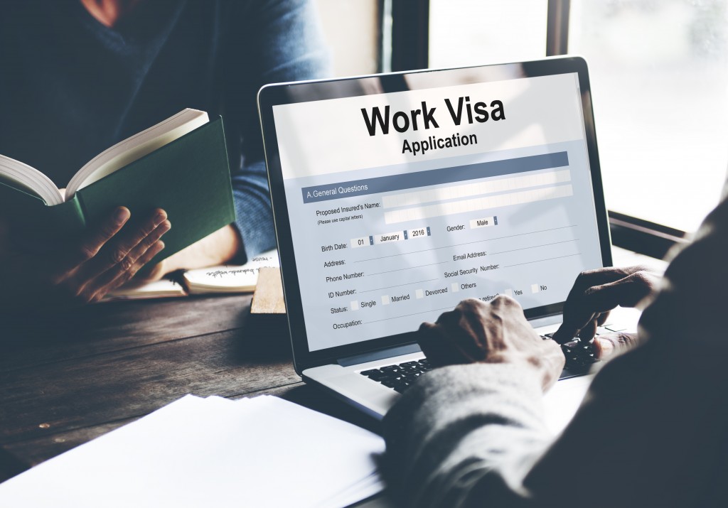person applying for work visa